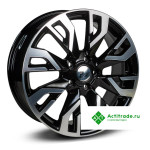 RPLC Hy207 R18/7J PCD 5x114,3 ET 51 ЦО 67,1 черный с полированной лицевой поверхностью