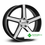 Dotz CP5 dark R20/9.5J PCD 5x112 ET 28 ЦО 70,1 черный с полированной лицевой поверхностью