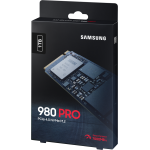 Жесткий диск SSD 1Тб Samsung 980 PRO (M.2, 7000/5000 Мб/с, 1000000 IOPS, PCIe 4.0 x4 (NVMe), 1024Мб, для ноутбука и настольного компьютера)