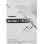 Материнская плата ASRock B760M-HDV/M.2 (SocketLGA1700, Intel B760, 2xDDR4 DIMM, microATX, RAID SATA: 0,1,15,5)