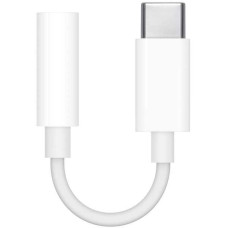 Переходник Apple (mini-Jack 3.5 (f), USB Type-C (m)) [MU7E2ZM/A]