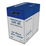 Кабель Lanmaster NM-UTP5E4PR-CCA (внутренний, омеднённый алюминий, 24мм, 305м, 4, 4пары, U/UTP не экранированный)