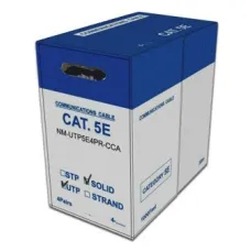 Кабель Lanmaster NM-UTP5E4PR-CCA (внутренний, омеднённый алюминий, 24мм, 305м, 4, 4пары, U/UTP не экранированный) [NM-UTP5E4PR-CCA]