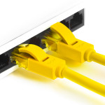 Greenconnect GCR-LNC02-2.0m (RJ45(m), RJ45(m), внутренний, 2м, 5E, 4пары, U/UTP, жёлтый)