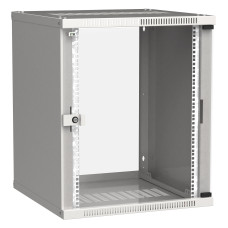 Шкаф коммутационный настенный IEK LWE3-15U66-GF (15U, 600x715x600мм, IP20, 50кг)