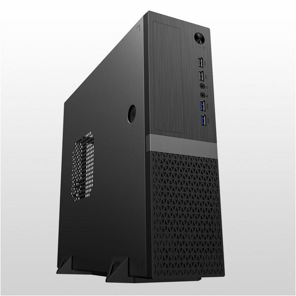 Корпус Foxline FL-211 (Slim-Tower, 300Вт, 2xUSB3.0, 1x80мм)