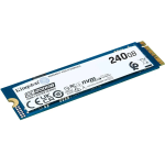 Жесткий диск SSD 240Гб Kingston (2280, 4500/400 Мб/с, 18000 IOPS, PCIe 4.0 x4 (NVMe))