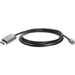 Кабель-переходник VCOM (USB 3.1 Type-C (m), DisplayPort (m))