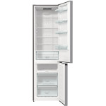 Холодильник Gorenje NRK6201PS4 (No Frost, A+, 2-камерный, объем 353:243/110л, 60x200x59.2см, серебристый металлик)