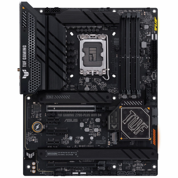 Материнская плата ASUS TUF GAMING Z790-PLUS WIFI D4 (LGA1700, Z790, 4xDDR4 DIMM, ATX, RAID SATA: 0,1,10,5)