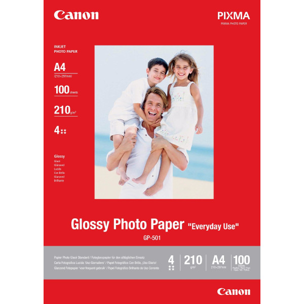 Бумага Canon 0775B001 (A4, 170г/м2, для струйной печати, односторонняя, глянцевая, 100л)