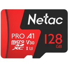 Карта памяти microSDXC 128Гб Netac (Class 10, 100Мб/с, UHS-I U3, адаптер на SD) Карта памяти microSDXC 128Гб Netac (Class 10, 100Мб/с, UHS-I U3, адаптер на SD)