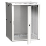 Шкаф коммутационный настенный IEK LWR3-18U66-GF (18U, 600x900x600мм, IP20, 90кг)