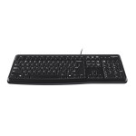 Клавиатура Logitech Keyboard K120 Black USB (классическая мембранные, 104кл)