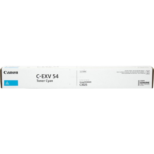 Тонер-картридж Canon C-EXV54 C (1395C002) (голубой; 8500стр; C3025i)