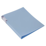 Папка с зажимом Бюрократ Gems GEM07PAZURE (зажимов 1, A4, пластик, толщина пластика 0,7мм, карман торцевой с бумажной вставкой, голубой топаз)