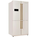 Холодильник Kuppersberg NMFV 18591 C (No Frost, A+, 3-камерный, инверторный компрессор, 91x185x78см, бежевый)