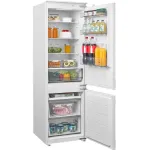Холодильник полновстраиваемый Midea MDRE368FGE01 (No Frost, A++, 2-камерный, объем 294:207,9л, инверторный компрессор, 54x178.5x55см, белый)