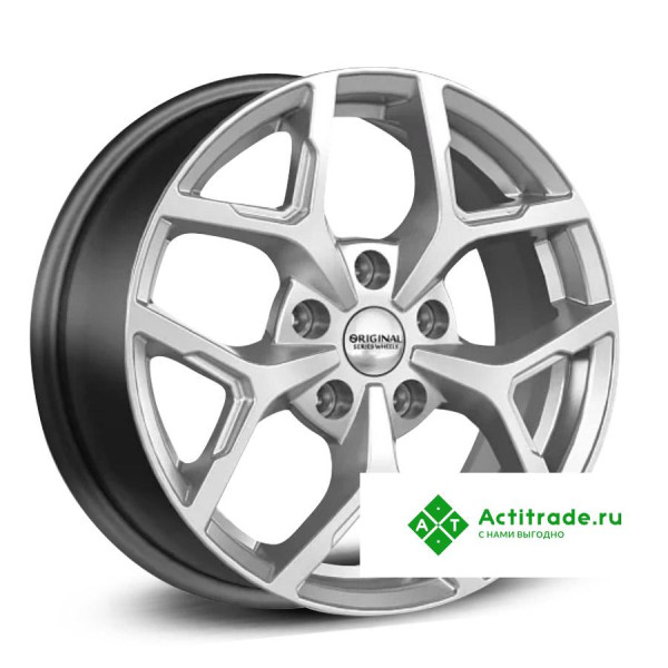 Скад KL-368 R16/6.5J PCD 5x114,3 ET 45 ЦО 67,1 насыщенный серебристый