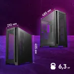 Корпус Oklick OCC-MD304 (Midi-Tower, 2xUSB3.0)