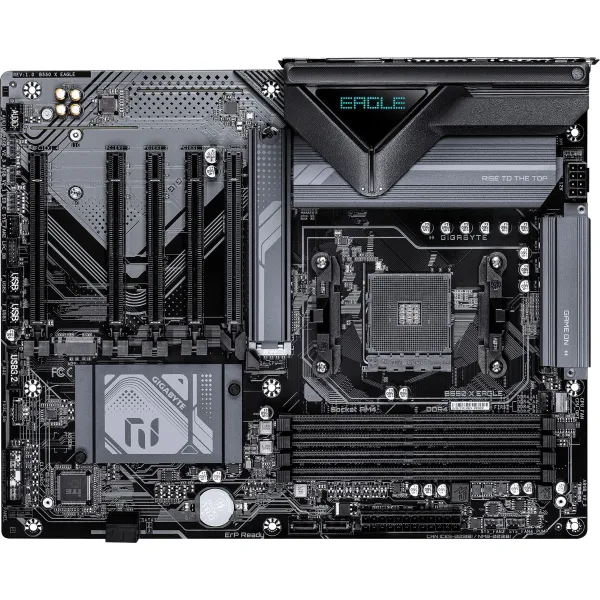 Материнская плата Gigabyte B550 X EAGLE (AM4, 4xDDR4 DIMM, ATX, RAID SATA: 0,1,10)