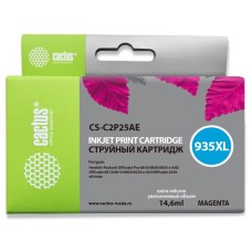 Чернильный картридж Cactus HP 935XL CS-C2P25AE (пурпурный; 14,6стр; 14,6мл; OJ Pro 6230, 6830) [CS-C2P25AE]