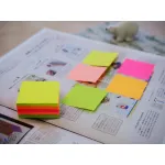 Блок самоклеящийся Hopax 21203 (бумага, 51x51мм, 250листов, 70г/м2, 5цветов)