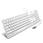 Клавиатура Sven KB-S300 White USB (классическая, цифровая панель мембранные, 104кл)