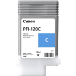 Чернильный картридж Canon PFI-120C (голубой; 130стр; 130мл; imagePROGRAF TM-200, 205)