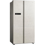 Холодильник Midea MDRS791MIE33 (No Frost, A++, 2-камерный, Side by Side, инверторный компрессор, 910x1 775x698см, бежевый)