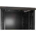 Шкаф коммутационный напольный Hyperline TTB-4768-AS-RAL9004 (47U, 600x2277x800мм, IP20, 800кг)