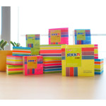 Блок самоклеящийся Hopax 21537 (бумага, 76x76мм, 400листов, 70г/м2, 5цветов)
