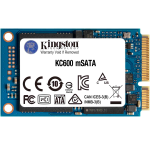 Жесткий диск SSD 1Тб Kingston KC600 (mSATA, 550/520 Мб/с, 80000 IOPS, SATA 3Гбит/с, для ноутбука и настольного компьютера)