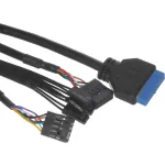 Корпус Accord JP-X w/o PSU Black (Midi-Tower, 2xUSB3.0)