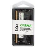 Память SO-DIMM DDR4 8Гб 2666МГц Digma (21300Мб/с, CL19, 260-pin)