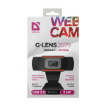 Веб-камера DEFENDER G-lens 2579 HD720p (2млн пикс., 1280x720, микрофон, USB 2.0)