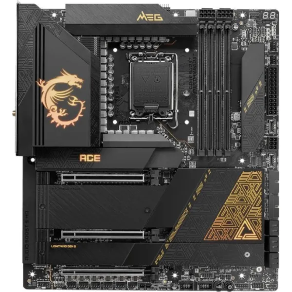 Материнская плата MSI MEG Z790 ACE (LGA1700, INTEL Z790, 4xDDR5 DIMM, eATX, RAID SATA: 0,1,15,5)