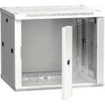 Шкаф коммутационный настенный IEK LWR3-09U64-GF (9U, 600x500x450мм, IP20, 90кг)