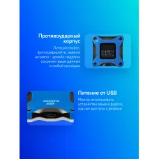 Внешний жесткий диск SSD 1Тб ADATA (2.5
