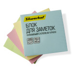 Блок самоклеящийся Silwerhof 682156-04 (голубой, 76x76)