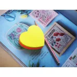 Блок самоклеящийся Hopax 21356 (бумага, сердце, 64x67мм, 250листов, 70г/м2, 5цветов)