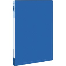 Бюрократ -PZ05CBLUE (зажимов 1, A4, пластик, толщина пластика 0,5мм, торцевая наклейка, синий)