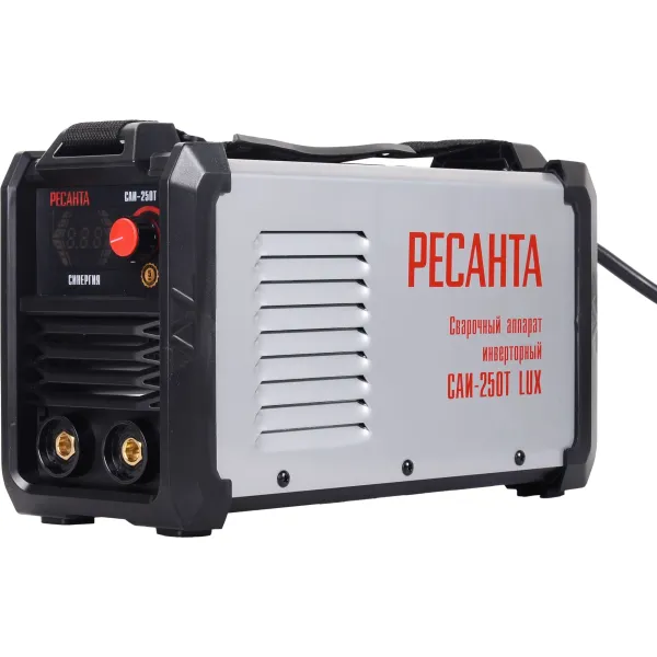 Сварочный аппарат РЕСАНТА САИ-250Т LUX (140-260В, инвертор, ММА DC, 10-250A, 9,5кВт)