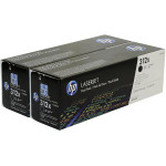 Тонер-картридж HP 312X (черный; 4400стр; CLJ Pro MFP M476dn, dw, nw; двойная упаковка)