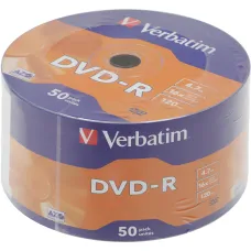 Диск DVD-R Verbatim (4.7Гб, 16x, bulk, 50) [43788]