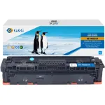 Тонер-картридж G&G GG-W2031A (голубой; 2100стр; LJ M454, MFP M479)
