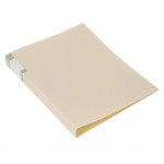 Папка с зажимом Бюрократ Gems GEM07CCREAM (зажимов 1, A4, пластик, толщина пластика 0,7мм, карман торцевой с бумажной вставкой, кремовый жемчуг)