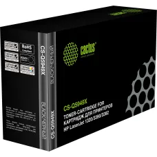 Тонер-картридж Cactus HP CS-Q5949X (черный; 6000стр; LJ 1320, 3390, 3392) [CS-Q5949X]
