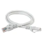 Патч-корд IEK PC01-C5EU-05M (RJ45(m), RJ45(m), внутренний, 0,5м, 5E, 4пары, U/UTP, серый)