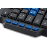 Игровая клавиатура Oklick 750G FROST WAR Black USB (классическая мембранная, 114кл)